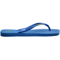 Women's Slim Square Logo Pop Up Flip Flops