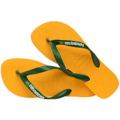 Men's Brazil Logo Flip Flops