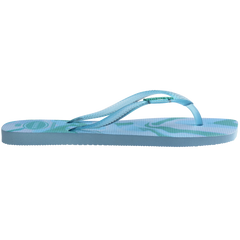 Women's Slim Square Jelly Flip Flops