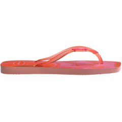 Women's Slim Square Jelly Flip Flops