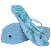 Women's Slim Square Jelly Flip Flops